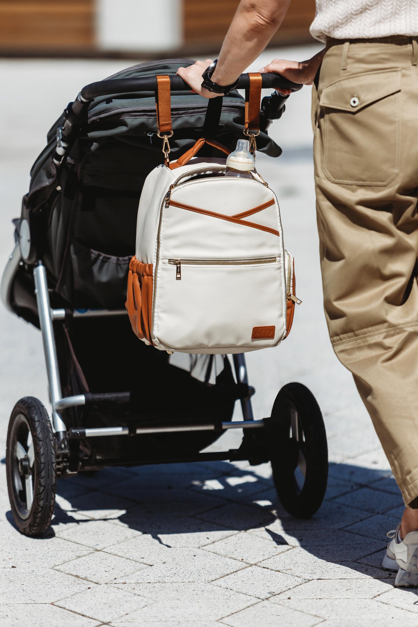 Skötväska Cappuccino, beige - Small - Stadspuls
