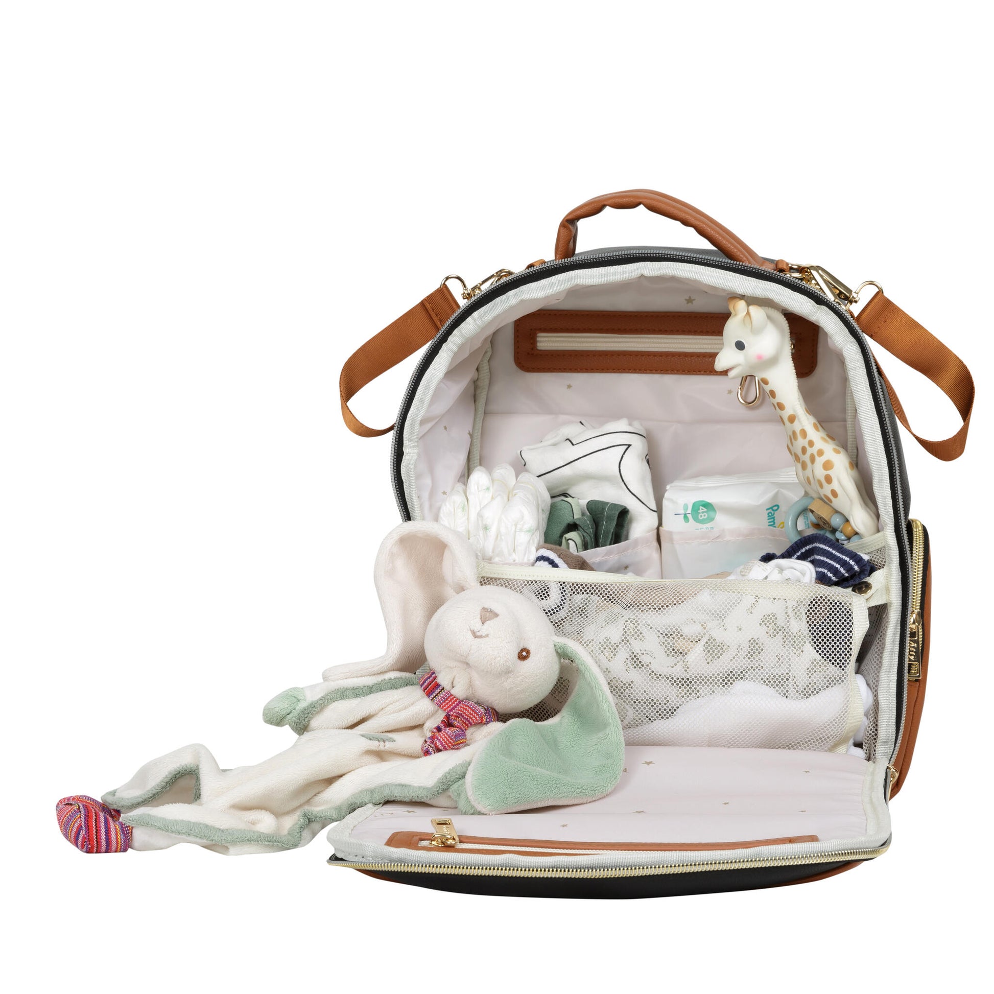 Skötväska Cappuccino, beige - Small - Stadspuls