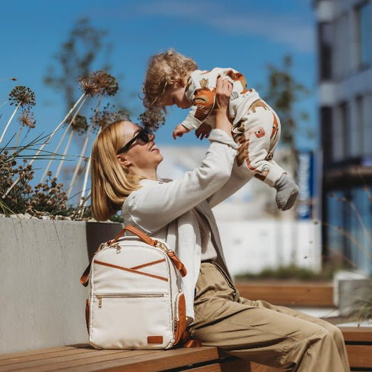 Skötväska Cappuccino, beige - Small - Stadspuls