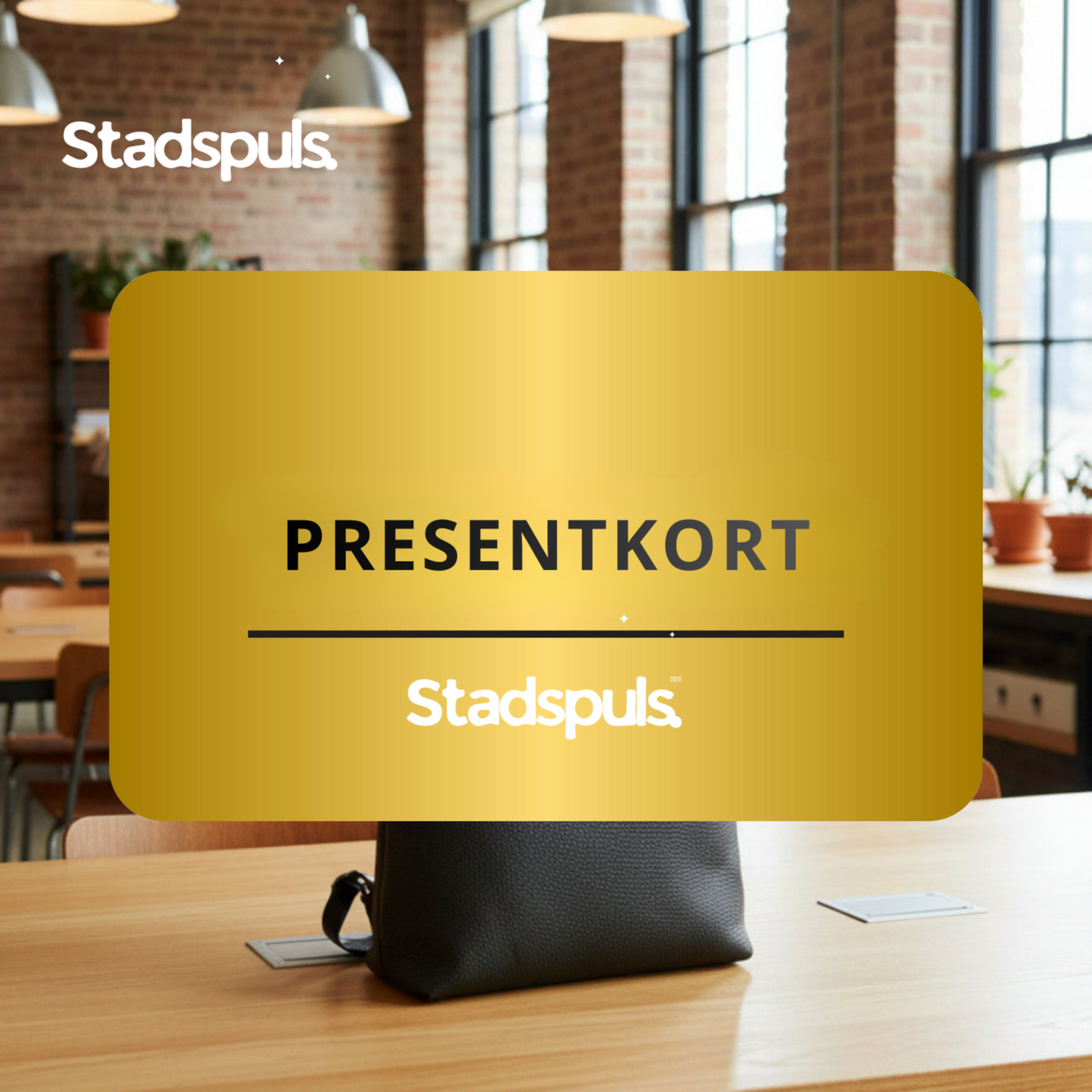 Stadspuls presentkort för livets milstolpar