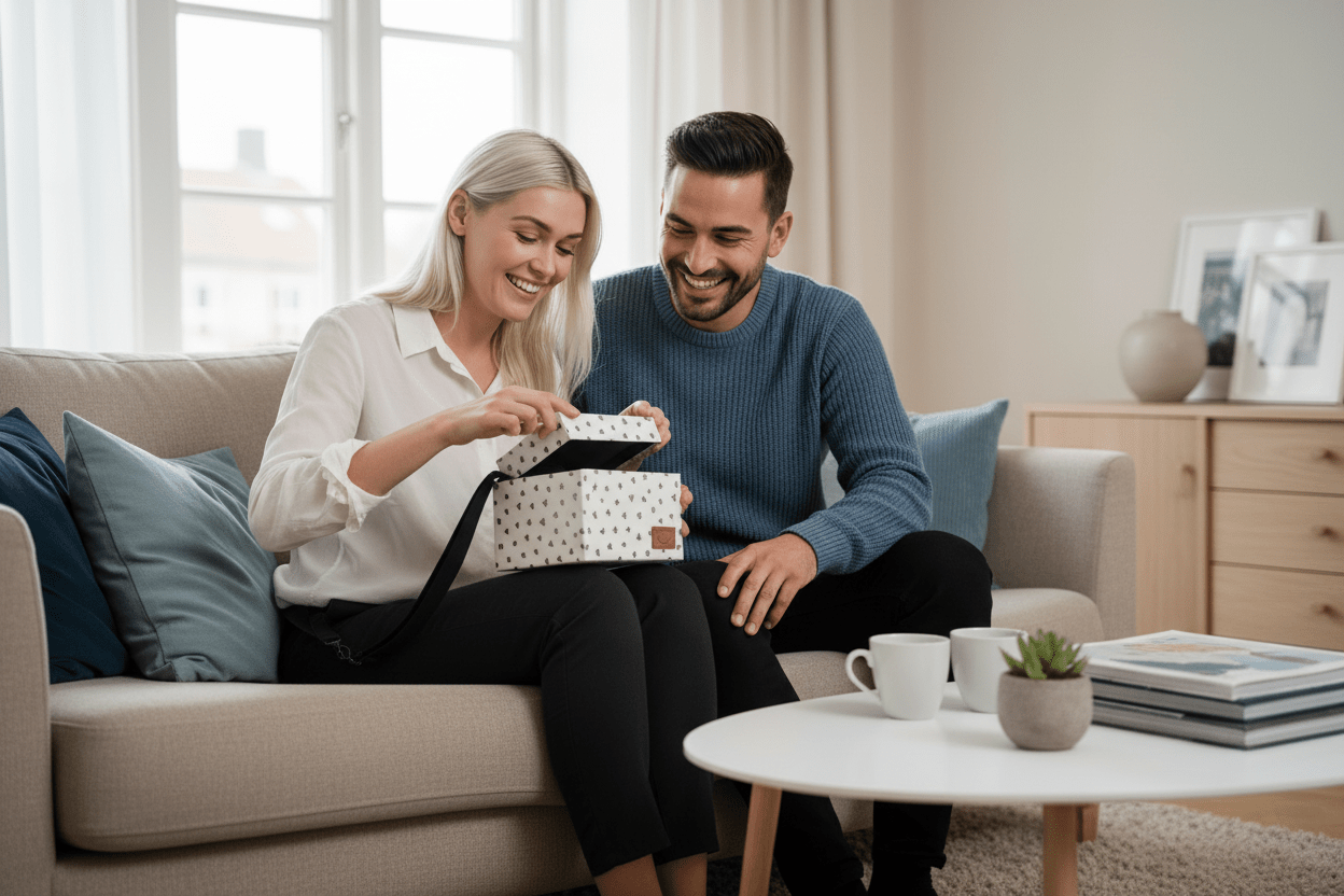 Diskret och elegant miniväska i filt - crossbody - Stadspuls