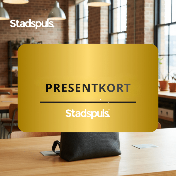 Stadspuls presentkort för livets milstolpar - Stadspuls