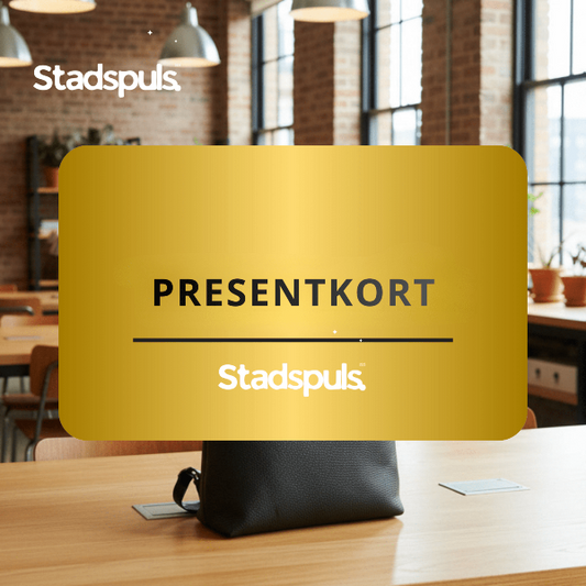 Stadspuls presentkort för livets milstolpar - Stadspuls