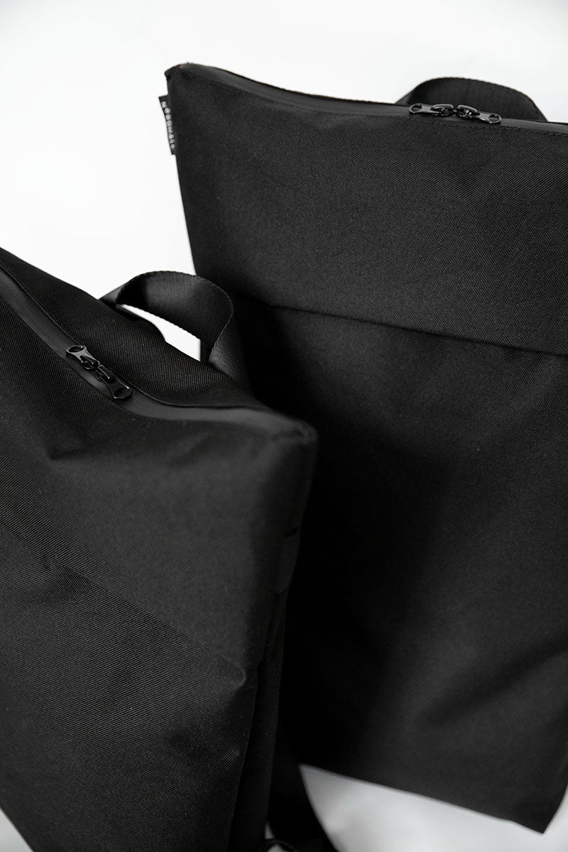 Superdiskret vattentålig ryggsäck i svart polyester - Stadspuls